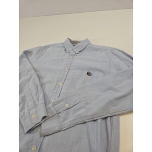 Xlarge Streetwear Shirt Men's Large Blue Button Down L/S Chambray Fine Clothing